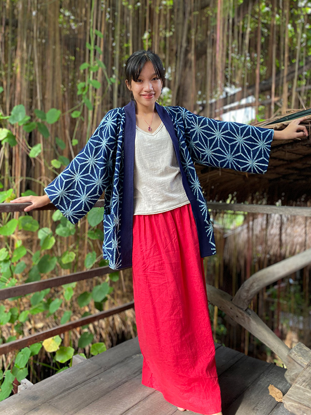 麻柄 ガーゼ はっぴー