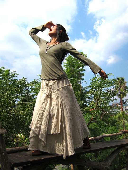 asana 森の妖精スカート