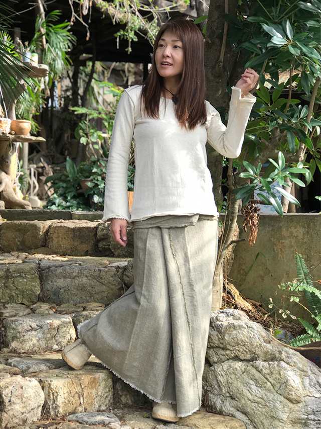 フリンジタイパンスカート