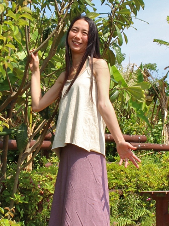 asana ゆったり わらびホルター・きなり