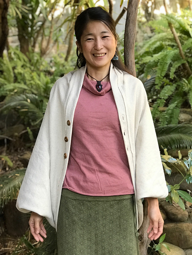 asana ふかふか モモンガ カーディガン・きなり