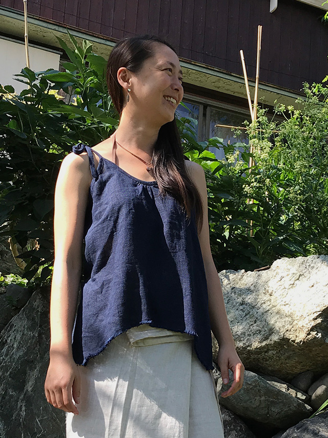 asana HEMP100% キャミソール