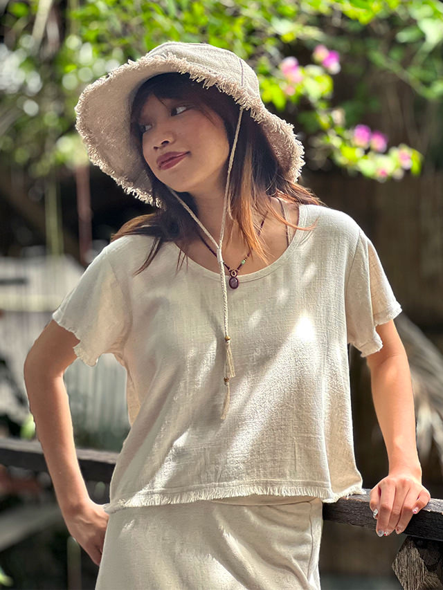 zuzuaya !!ご注意くださいませ。 Payaka新品未使用 ヘンプコットンふかふか D生地