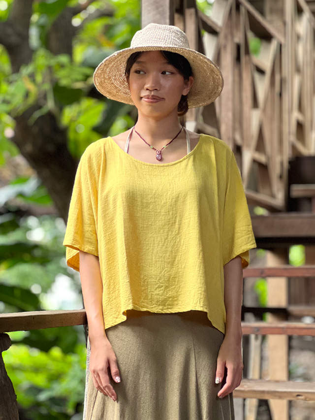 【新品】PAYAKA HEMP100% テロテロ カットソー・きなり asana HEMP100% テロテロ カットソー・きなり【パヤカ