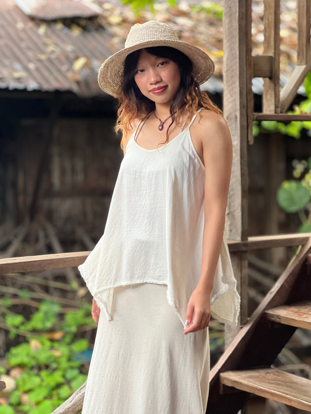 パヤカ payaka HEMP100% 手織り テロテロ チュニック パヤカ payaka HEMP100% 手織り テロテロ チュニック