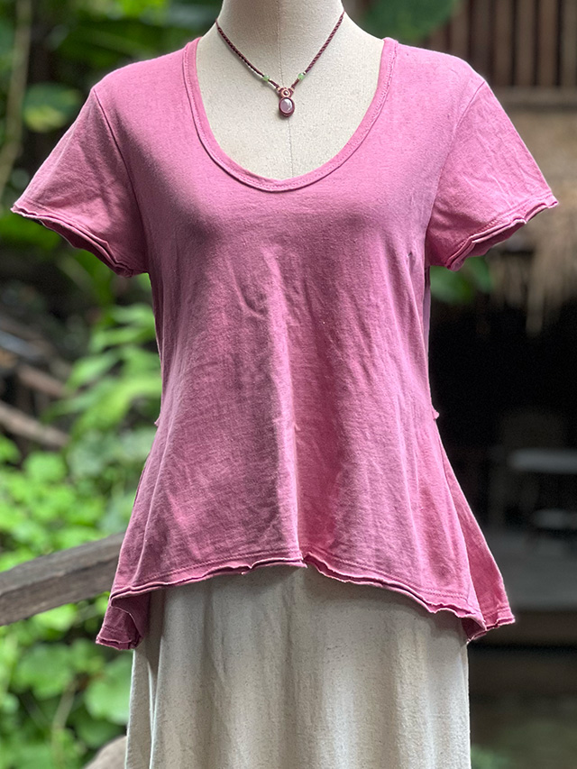 アウトレット品・厚手ひらひらクロスTee草木