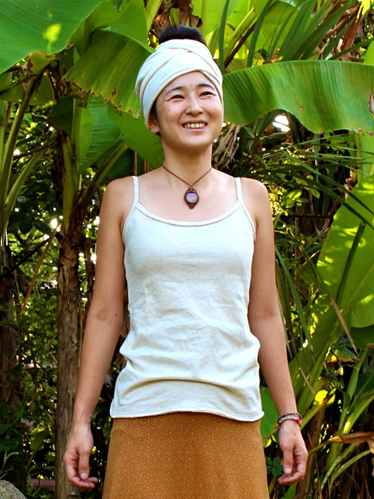 asana ヘンプコットン キャミ・きなり