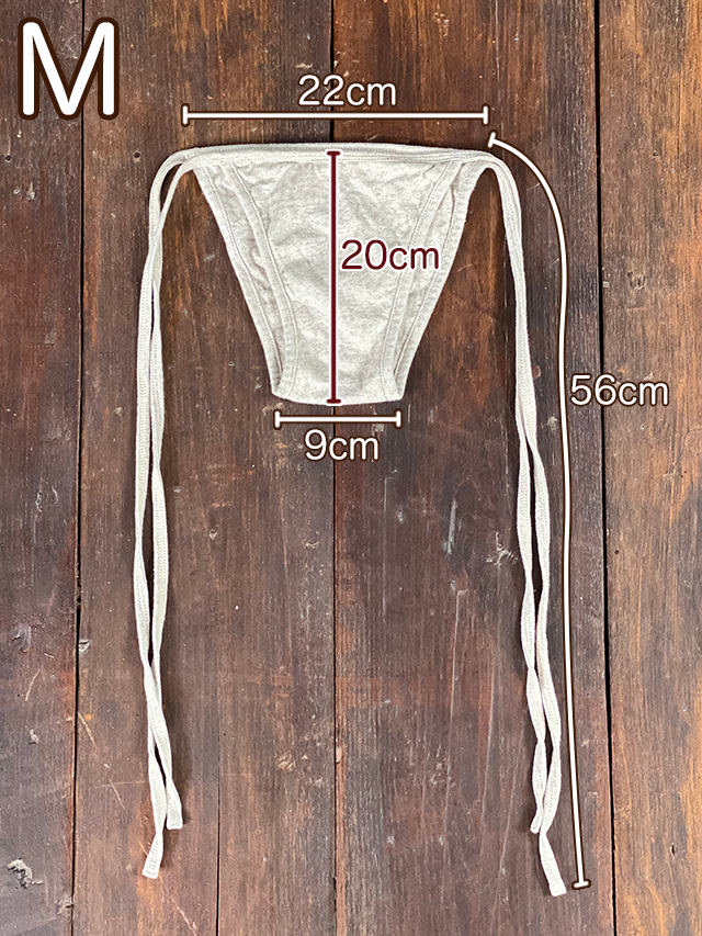 asana ヘンプコットン 厚手 端切れショーツ・きなり