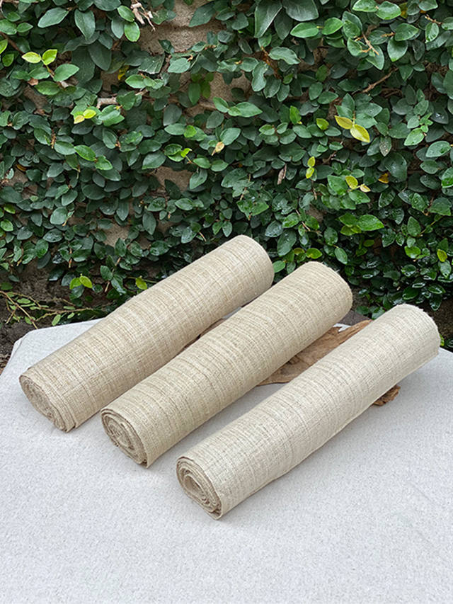 asana HEMP100% 手織り布