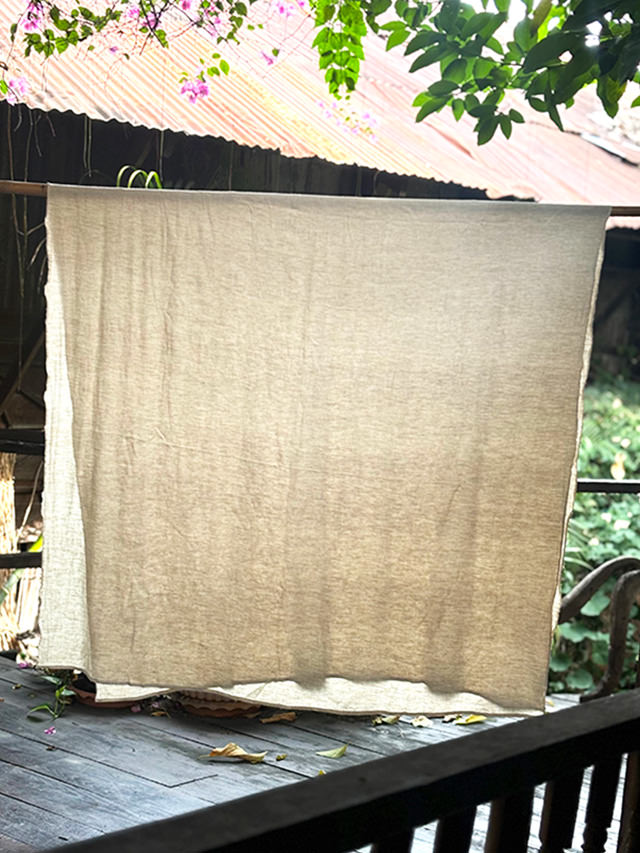 asana HEMP100% マルチ カバー・きなり