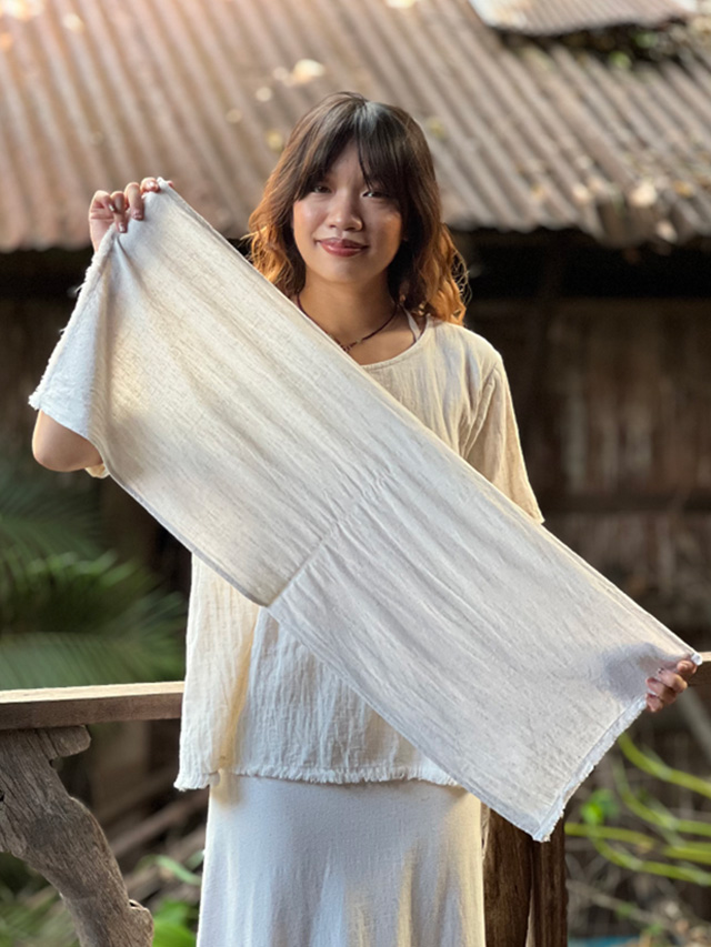 asana HEMP100% テロテロ 手ぬぐい・きなり