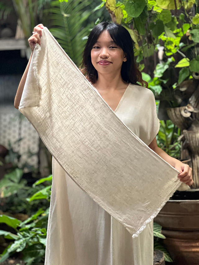 asana HEMP100% やわらか 手ぬぐい・きなり