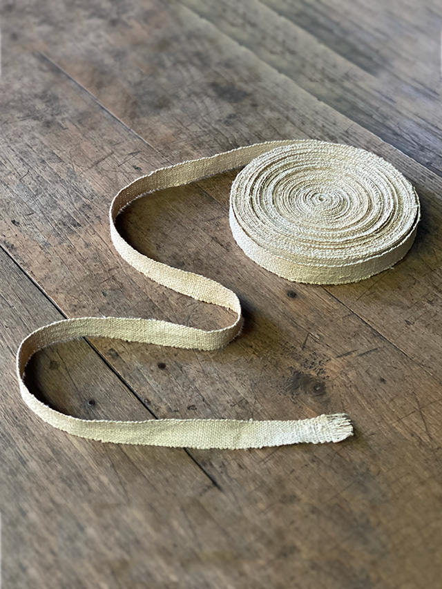 HEMP100% 手織り テープ（計り売り）