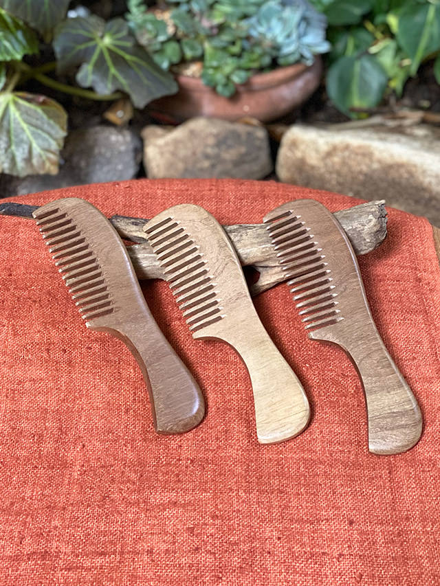WOOD 手付き くし