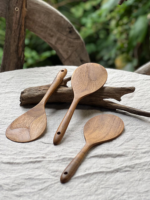 チークWOOD しゃもじ スプーン【パヤカ オンラインショップ】