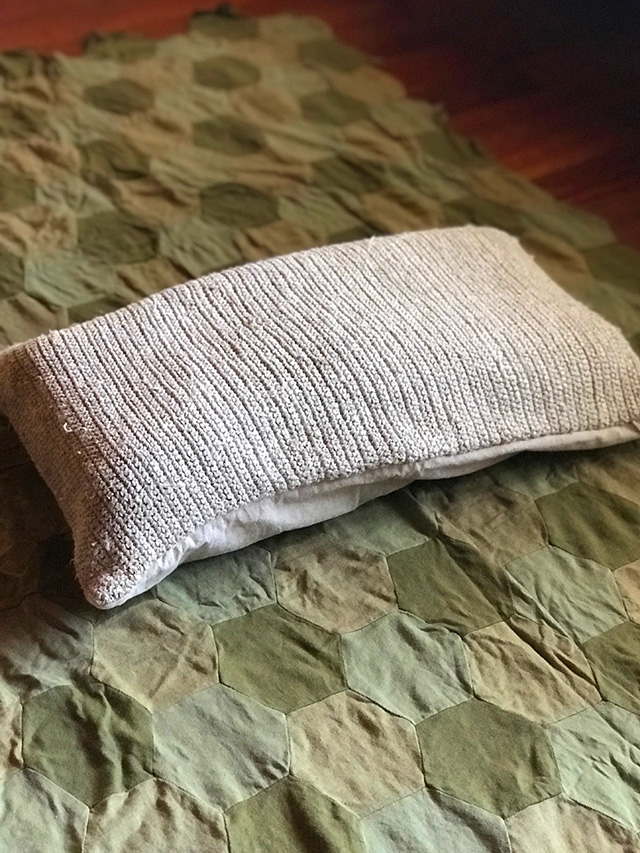 HEMP100% ニット 枕カバー