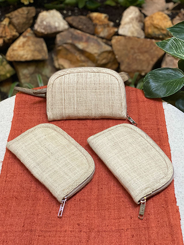 HEMP100% 手織り財布