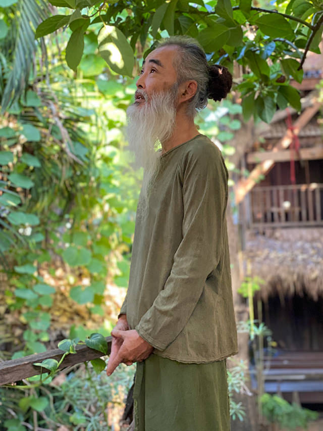 asana ヘンプコットン 薄手 NEW ラグラン ロングスリーブ・草木染め