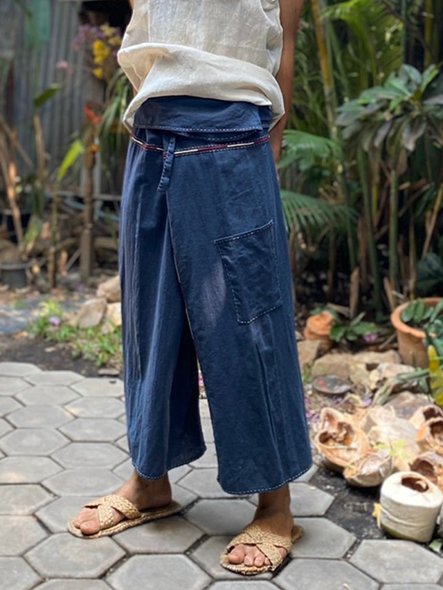 HEMP100% 手縫い パンツ