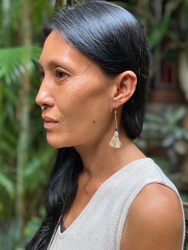 精麻ピアス・ショート (2種)