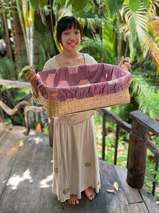 バンブー＆ヘンプコットン バスケット