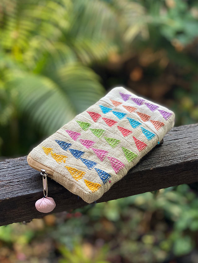 HEMP ベトナム 手刺繍 細布