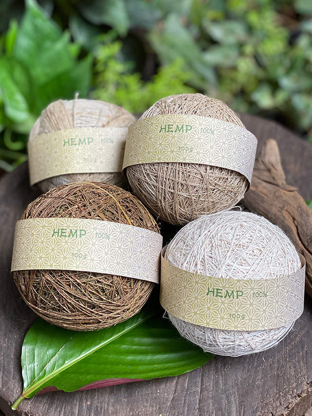 HEMP100% 細糸・きなり