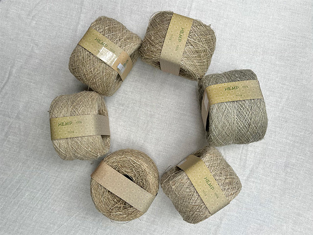 HEMP100% 手紡ぎ糸 170g