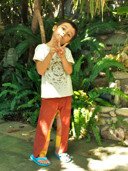 asana KIDS パッチパンツ