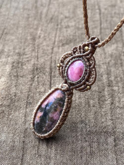 Kula Kula 天然石ネックレス・ロードナイト　ジャスパー