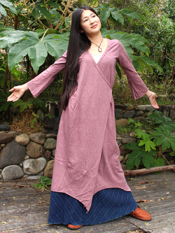 asana カシュクールロングカーデ (6色)
