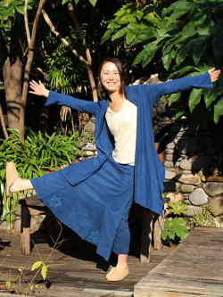 asana ラップスカート・バティック入り