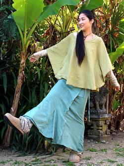 asana ラップスカート