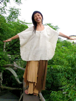 asana アイヌポンチョ
