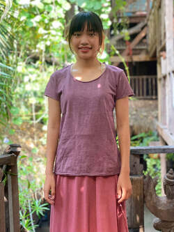 asana 厚手 NEW スリムTee・草木染め