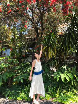 asana ゆったりタンク・草木絞り染め