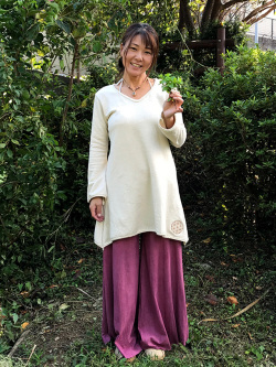 asana ふかふか チュニック・きなり