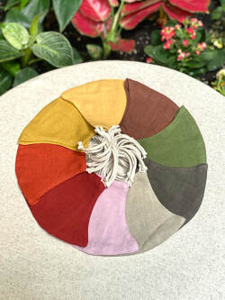 asana HEMP100% テロテロ カラー 布マスク 