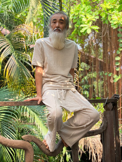 asana ヘンプコットン 厚手 メンズTee・きなり