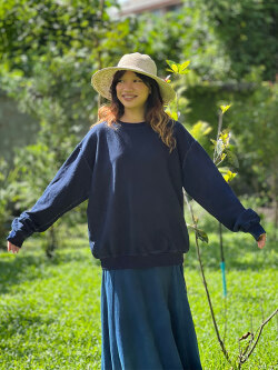 ヘンプコットン ふかふか トレーナー・草木染め