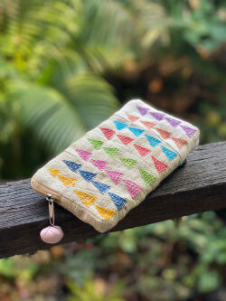 HEMP ベトナム 手刺繍 細布