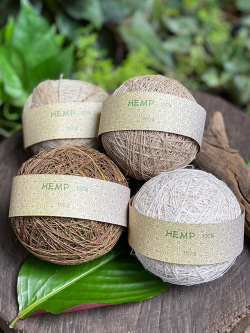 HEMP100% 細糸・きなり