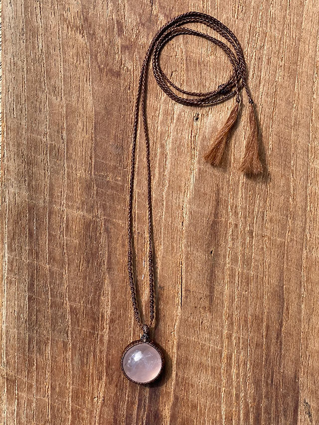 Kula Kula 天然石 ネックレス・ローズクォーツ【パヤカ オンライン