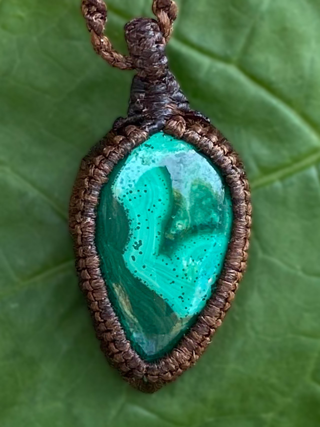 Kula Kula 天然石 ネックレス・マラカイト【パヤカ オンラインショップ】 