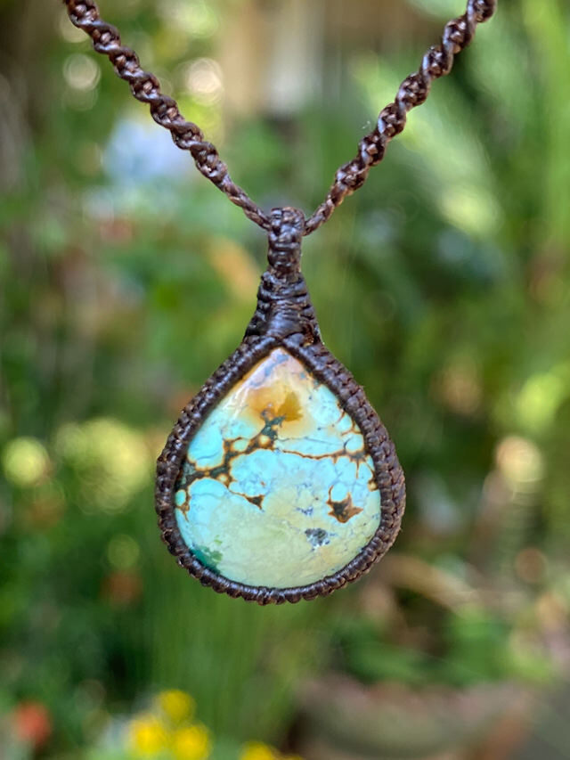 アメカジ,ネックレス,天然石ターコイズ,シラガゾメ,デザイン,インフル  