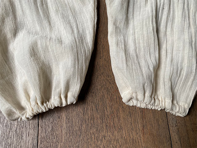 asana KIDS HEMP100% 薄手 オーバーオール・きなり