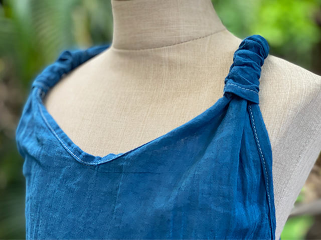 asana KIDS HEMP100% 薄手 オーバーオール・草木染め