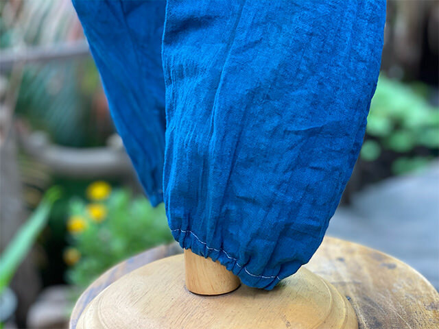 asana KIDS HEMP100% 薄手 オーバーオール・草木染め