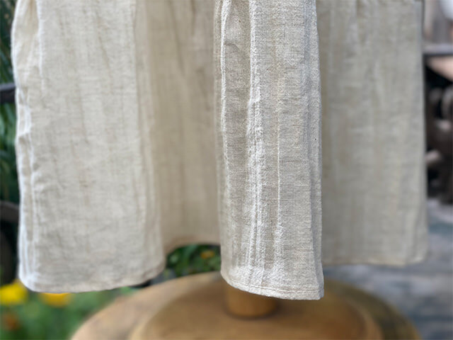 asama KIDS HEMP100% 薄手 2Way スカート・きなり