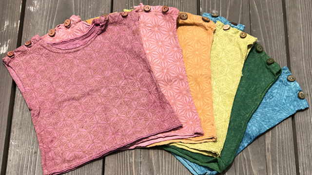 asana BABY Tee・草木染め